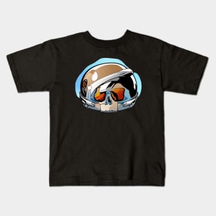 SKULL HELMET Kids T-Shirt